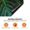 Monstera - Jungle - Bladeren Inductie beschermer vinyl 3mm groot -zzzzzzz-td-onderkant