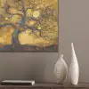 Boom - Levensboom - Abstract - Goud PET vilt klein -sfeer6_closeup