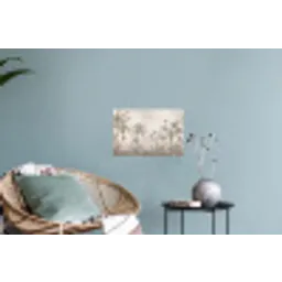 Jungle - Banenboom - Kolibrie - Beige Muursticker klein -plant
