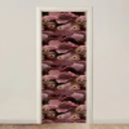 Koraal - Organisch - Roze deurposter klein 289 -3d_beige