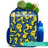 Smiley - Geel - Blauw Kinderrugzak - Blauw middel -inhoud_NL