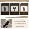 Bokshandschoen - Zwart - Hand Light Box met batterij (Wandlamp) middel -USP_dimbaarNL