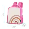 Ruwe regenboog naturel Kinderrugzak - Roze middel -productfoto_formaten