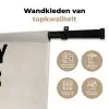 Kerst - Quotes - Merry xmas - Feestdagen - Zwart Wandkleed katoen klein -sfeer2
