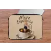 More espresso - Koffie - Eend laptophoes neopreen klein -tafel