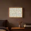 Takken - Botanisch - Taupe Light Box met batterij (Wandlamp) middel 907 -sfeer4