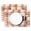 Macarons - Beige - Bruin Placemat vinyl groot -zzsfeer2_Kitchenyeah-website