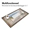 Doorkijk - Strand - Duinen - Pad - Landschap Muismat XXL klein -sfeer4