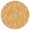 Zee - Dieren - Geel - Algen Wandcirkel plexiglas klein 852 -3d