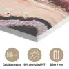 Steen - Marmer - Edelsteen - Abstract - Natuur - Roze PET vilt klein -closeup_NL