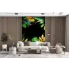 Bladeren - Groen - Geel - Verf - Jungle fotobehang vinyl groot -plant