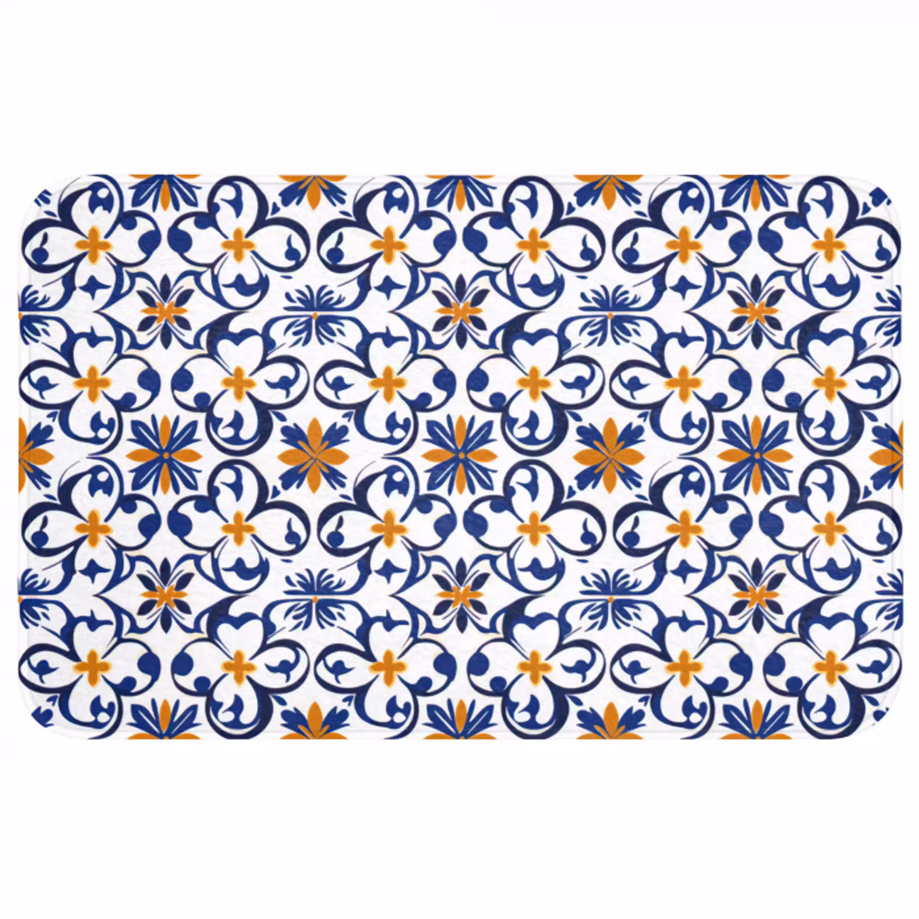Patroon - Modern - Kleurrijk WCmat middel 1009 -3d