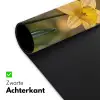 Bloemen - Geel - Wazig Muismat XXL klein -sfeer2