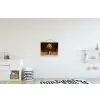 Leeuw - Geschilderd - Abstract - Goud textielposter latten blank klein -kinderkamer
