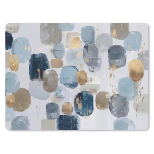 Abstract - Goud - Vormen muismat rubber klein -3d
