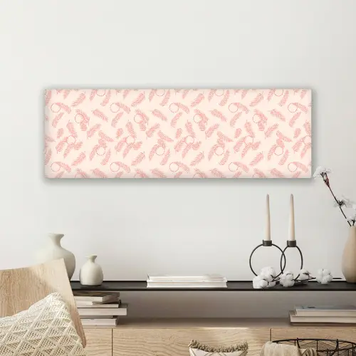 Roze - Veren - Patroon canvas 2cm klein 828 -sfeer6