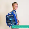 Blauw buitenaards wezentje onder sterrenhemel Kinderrugzak - Blauw middel -sfeer3_NL