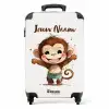 Arie aapje NBS - Handbagage koffer - Kinderen Unisex middel -productfoto_recht