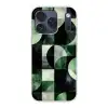 Abstract - Groen - Vormen Telefoonhoesje iPhone 17 Pro klein -3d