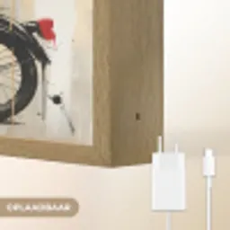 Street art - Motor - Jongen - Graffiti - Banksy Style Light Box met batterij (Wandlamp) middel -USP_websiteoplaadbaarNL