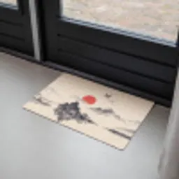 Oosters - Kraanvogels - Landschap Deurmat klein -sfeer2