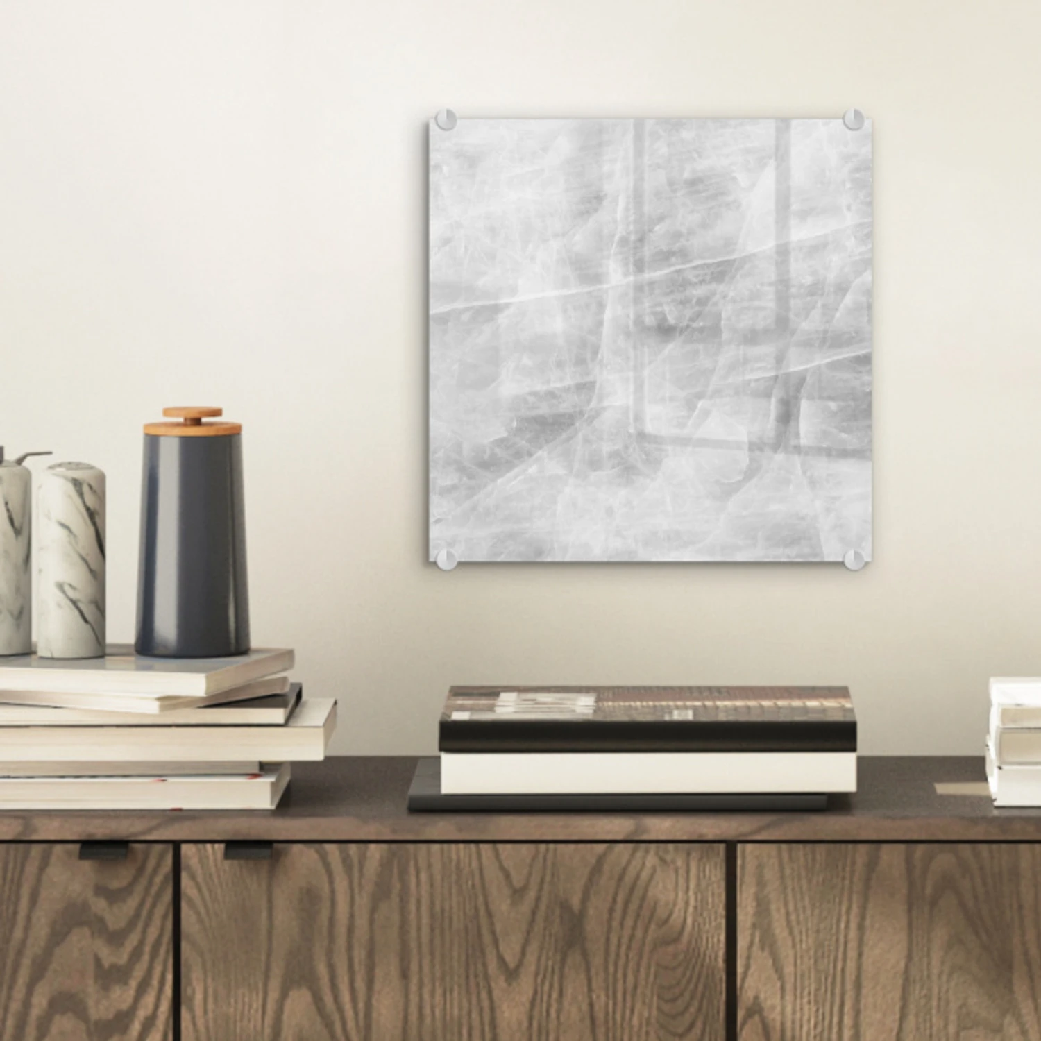 Marmer - Steen - Wit - Luxe - Marmerlook plexiglas 5mm klein -sfeer1