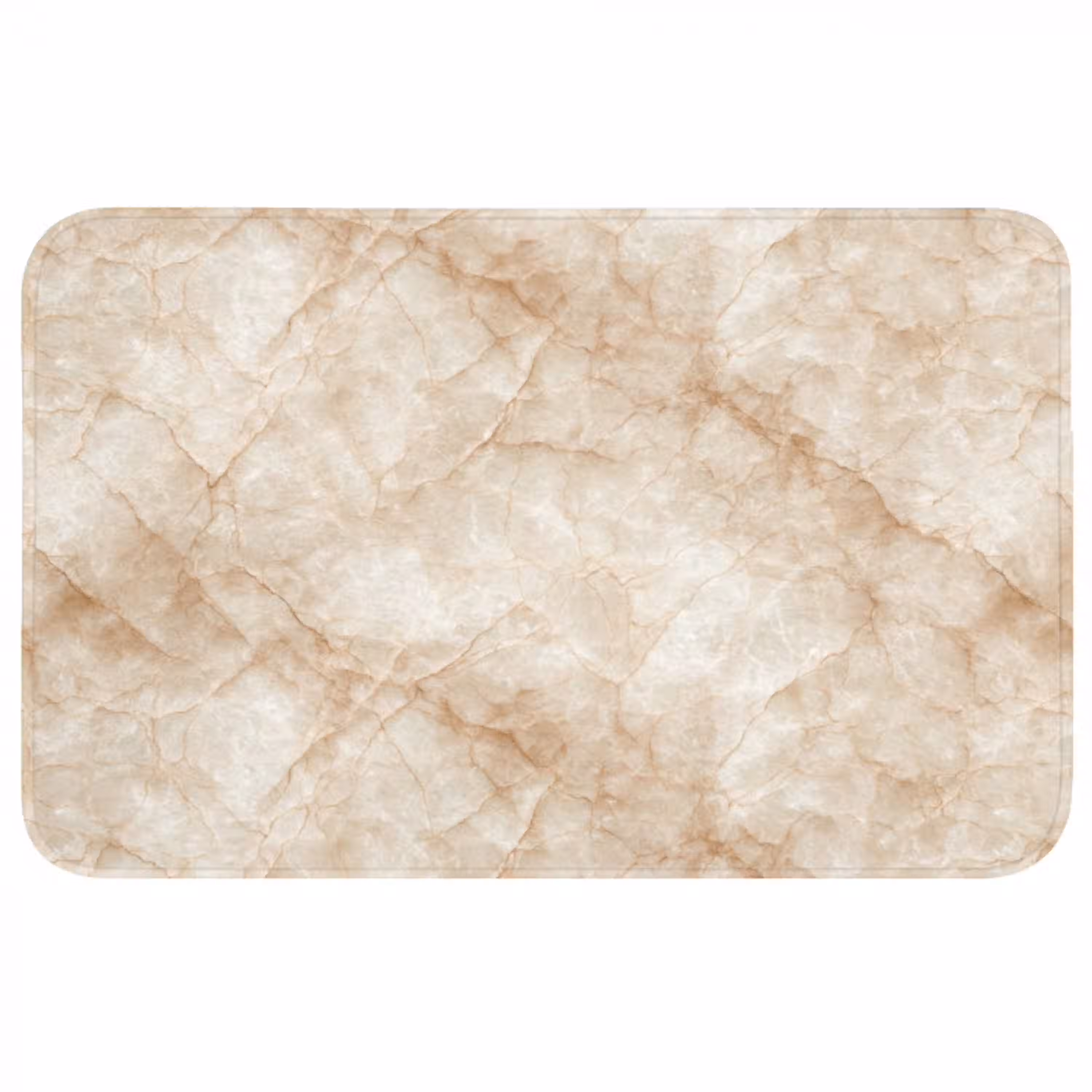 Kristalstructuur - Bruin - Marmer WCmat middel 1009 -3d