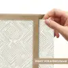 Abstract - Ruiten - Beige Light Box met batterij (Wandlamp) middel 907 -USP_websiteprintNL