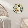 Vrouw - Mand - Citroenen - Bladeren Wandcirkel plexiglas klein -sfeer5