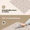 Patroon - Bloemen - Paars Inductie beschemer met haakjes klein 777 -ky-schoon-nl