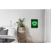 Neon - Groen - Licht textielposter latten blank klein -woonkamer