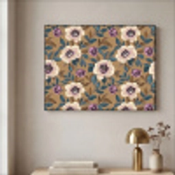 Floraal - Stilleven - Kleurrijk Textielframe zwart klein 947 -sfeer2