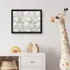 Boho - Jungle - Bloemen - Bladeren fotolijst zwart zonder passe partout klein -usfeer4_kinderkamer