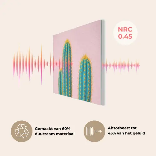 Cactussen - Modern - Pastel PET vilt klein -USP_NL