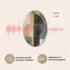 Abstract - Goud - Brons - Groen - Vormen - Modern Akoestische PET Vilt - Rond klein -USP_NL