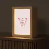 Perfect - Minimalistisch - Valentijn Light Box met kabel (Tafellamp) klein -z3d_website