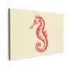 Zeepaardje - Rood - Fijne details canvas 2cm klein -z3d