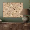 Terrazzo - Patroon - Kleurrijk - Oranje PET vilt klein 837 -sfeer2
