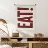 Red - Eten - Vintage - Decoratie Wandkleed katoen klein -sfeer5