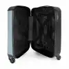 Brandweerauto blauwe achtergrond NBS - Handbagage koffer - Kinderen Unisex middel -binnenkant