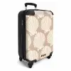 Patronen - Schelp patroon in licht beige NBS - Handbagage koffer - Kinderen Unisex middel -productfoto_3d