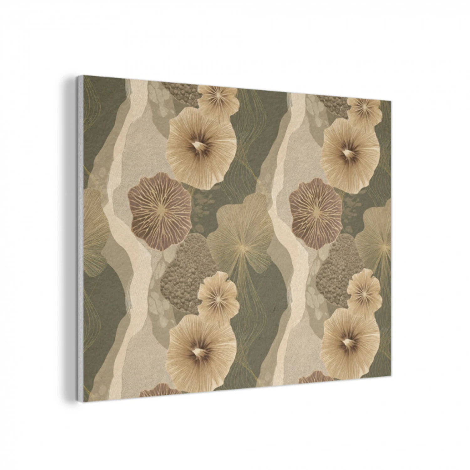 Abstract - Modern - Groen PET vilt klein 837 -3d