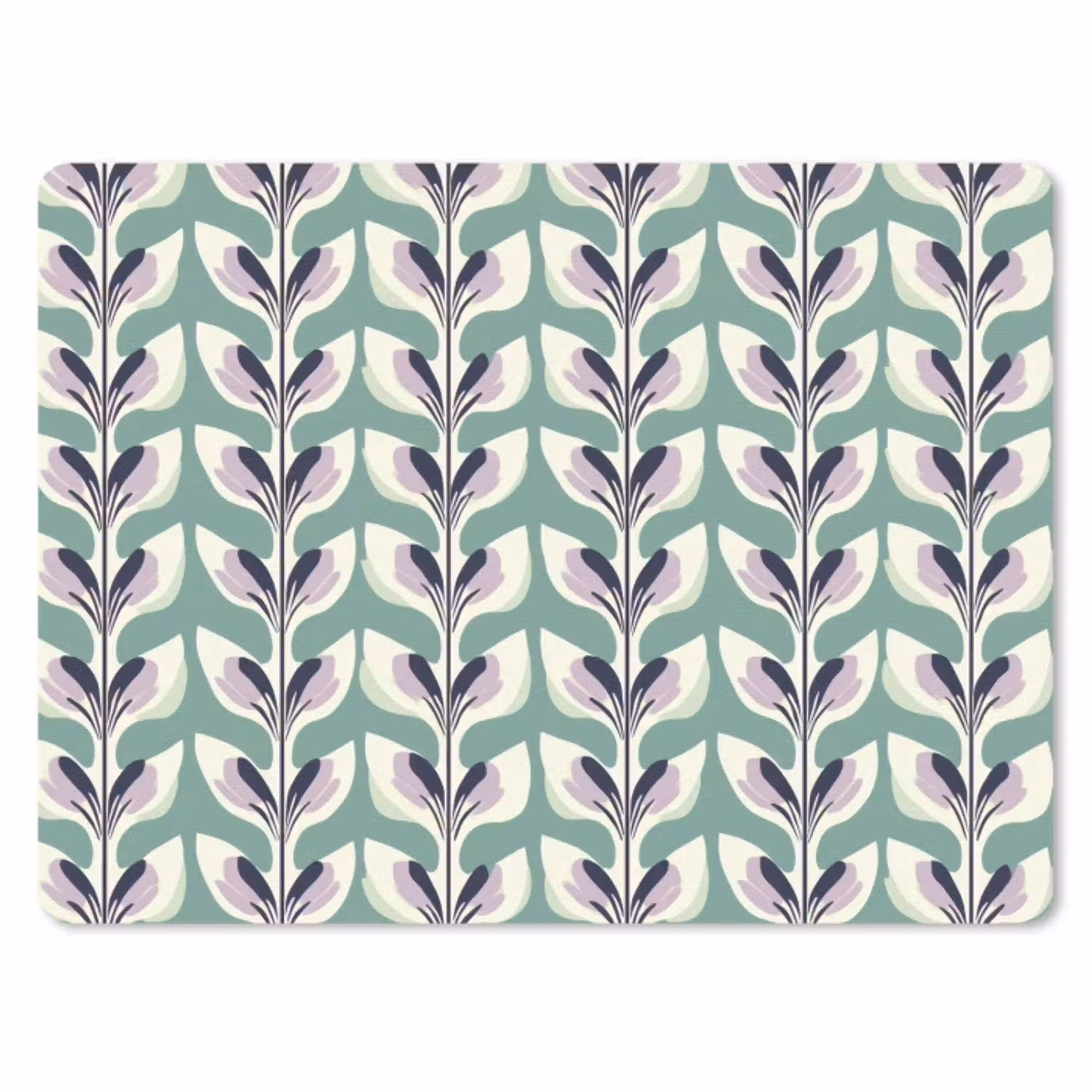 Retro - Modern - Groen muismat rubber klein 262 -3d