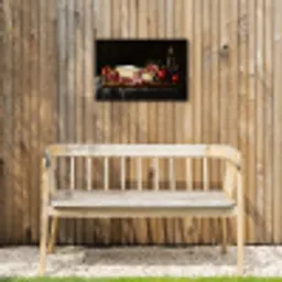 Stilleven - Vintage - Borrelplank Tuinposter op houten frame 2 cm dik klein -sfeer4