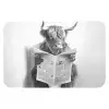 Schotse Hooglander - Dier - Krant - WC Badmat klein -3d