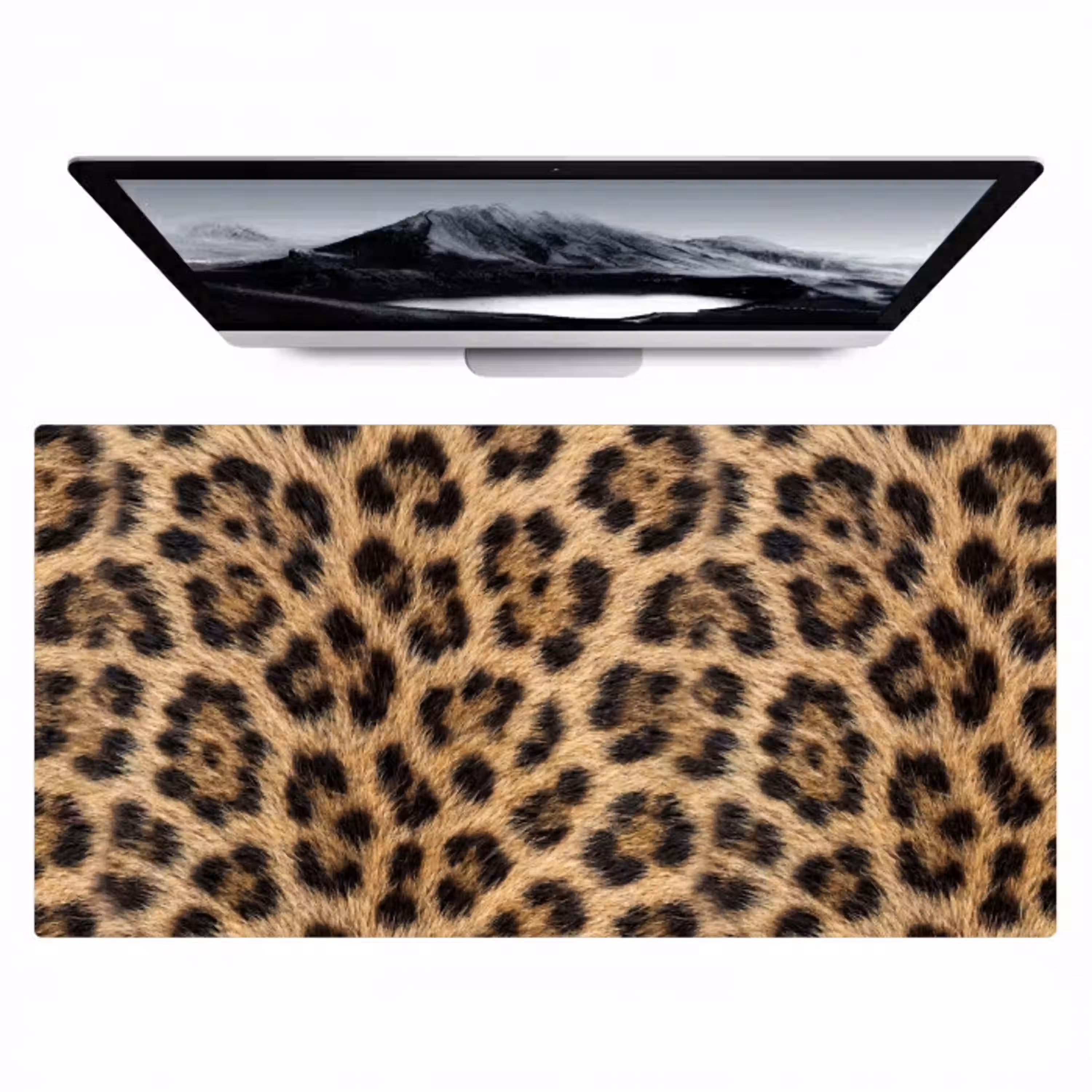 Luipaard - Vacht - Klassiek - Bruin Muismat XXL klein -zzz3d