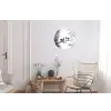 Eenden - Waterlelies - Riet - Zwart Wandcirkel aluminium klein -woonkamer