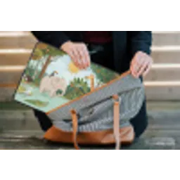 Jungle - Oase - Dieren - Kleurrijk laptophoes neopreen klein -tas