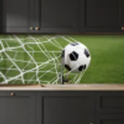 Voetbal - Goal - Net - Sport keuken achterwand 2 middel -sfeer1