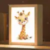 Giraf - Baby dier - Wilde dieren Light Box met kabel klein -zzz_3d_website